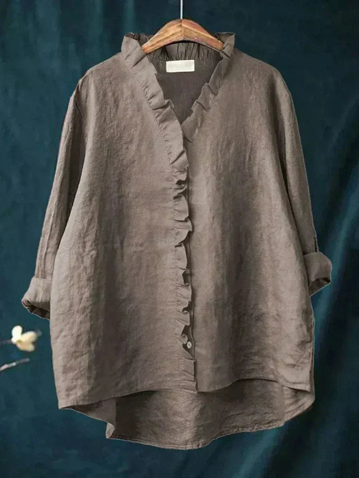 Célestine | Délicate Blouse à Volants