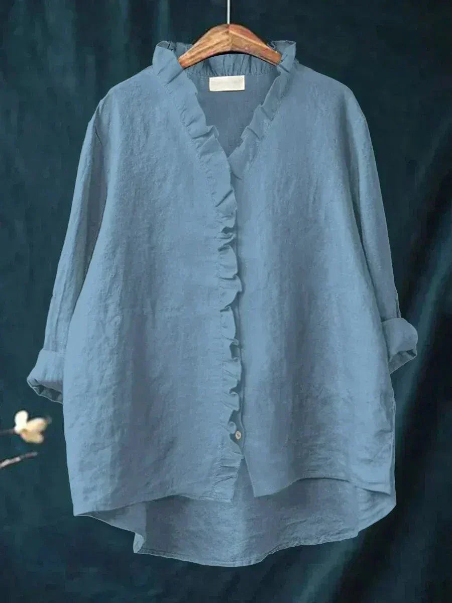 Célestine | Délicate Blouse à Volants