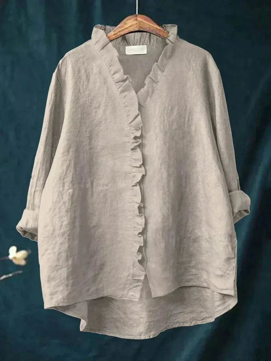 Célestine | Délicate Blouse à Volants