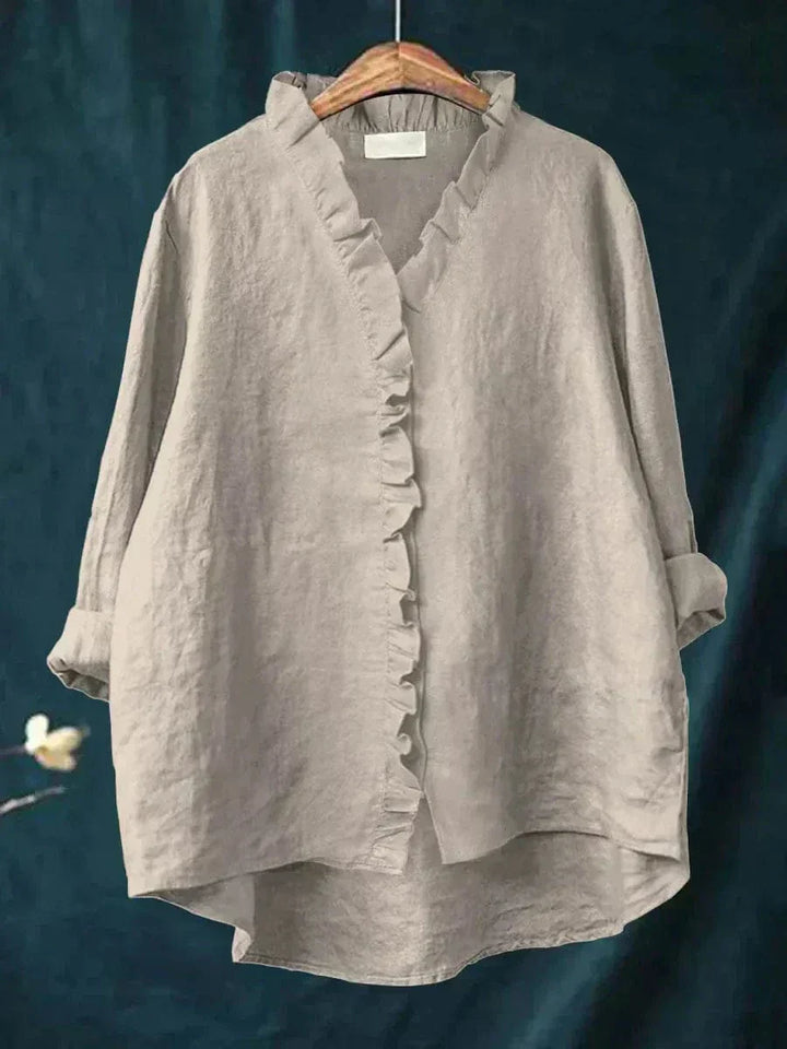 Célestine | Délicate Blouse à Volants