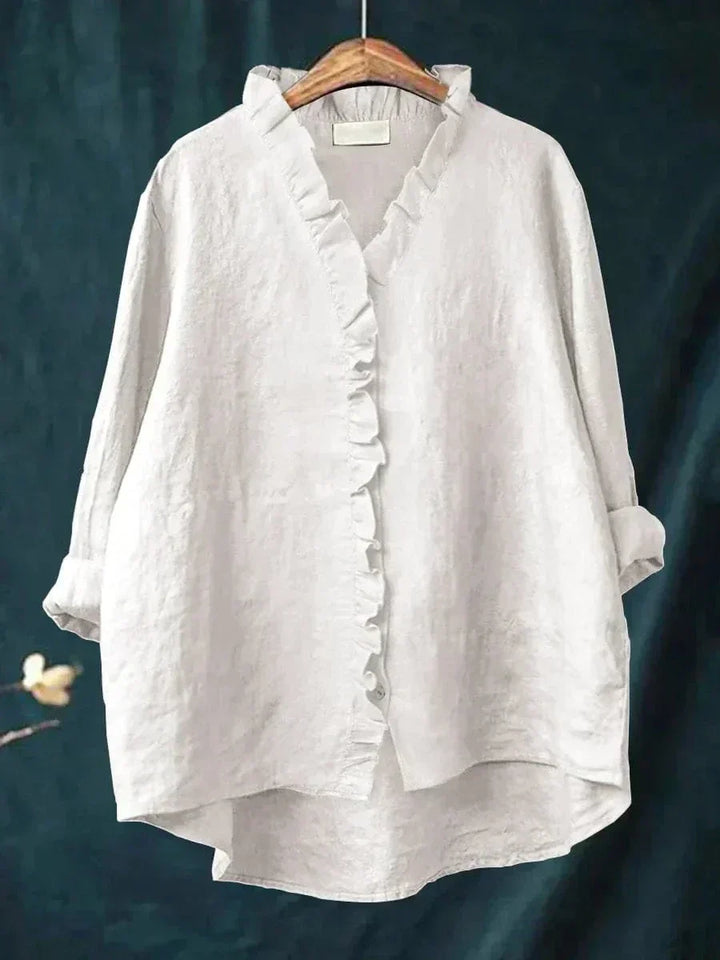 Célestine | Délicate Blouse à Volants