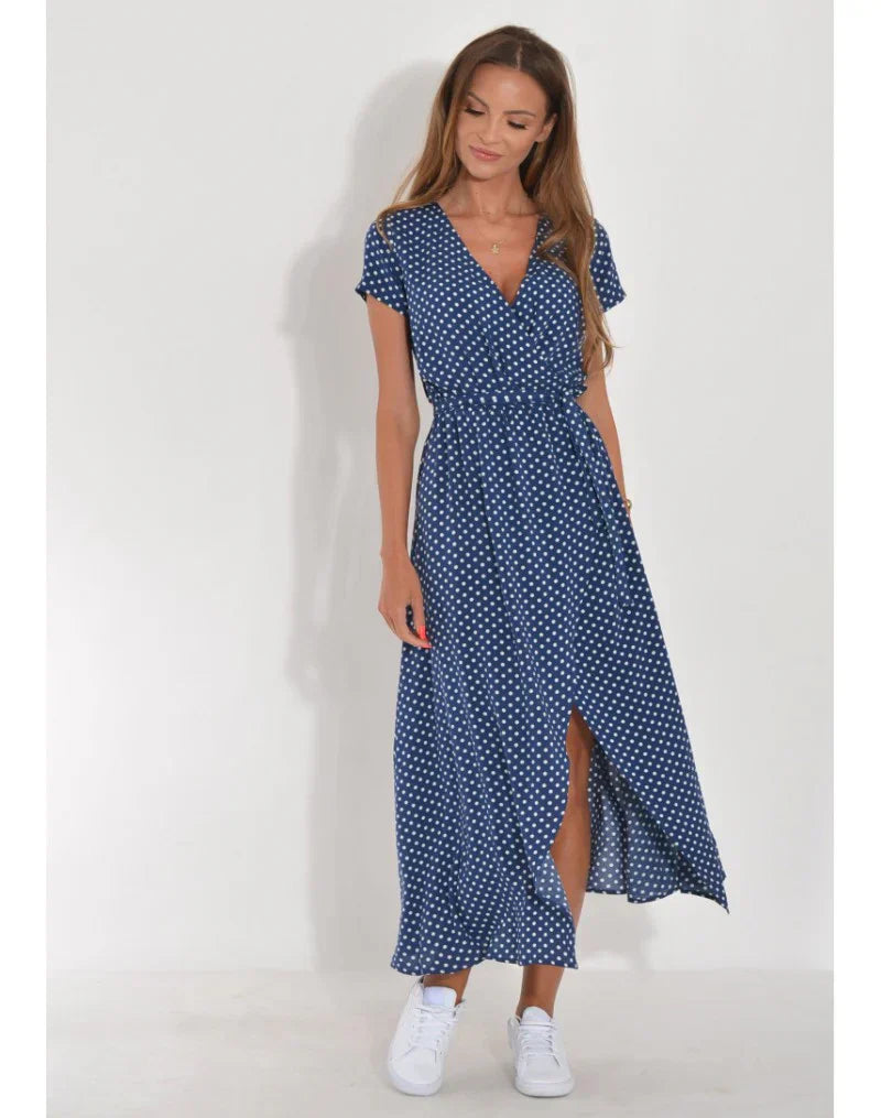 Fabiana | Robe élégante à encolure en V