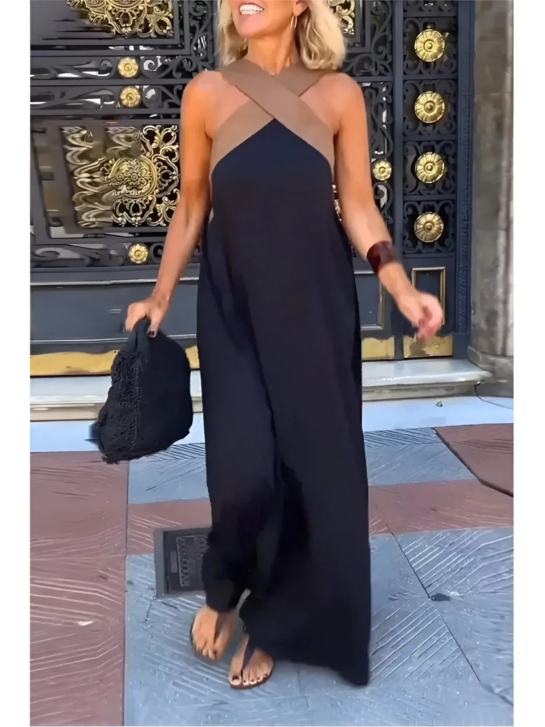 Quirine™ | Robe Maxi à Enveloppement Avant