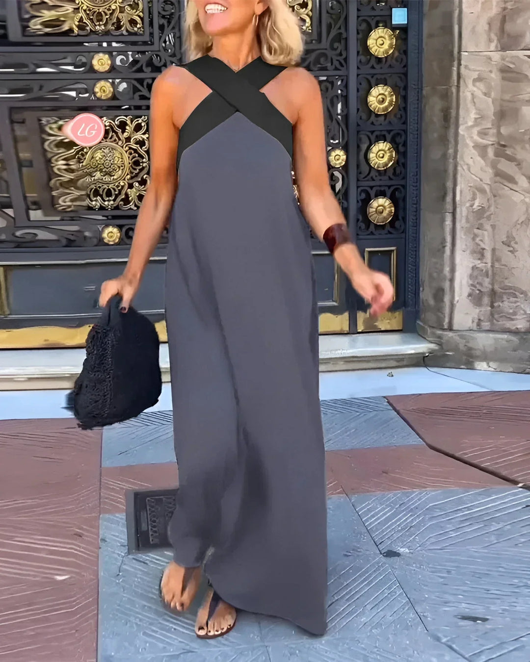 Quirine™ | Robe Maxi à Enveloppement Avant