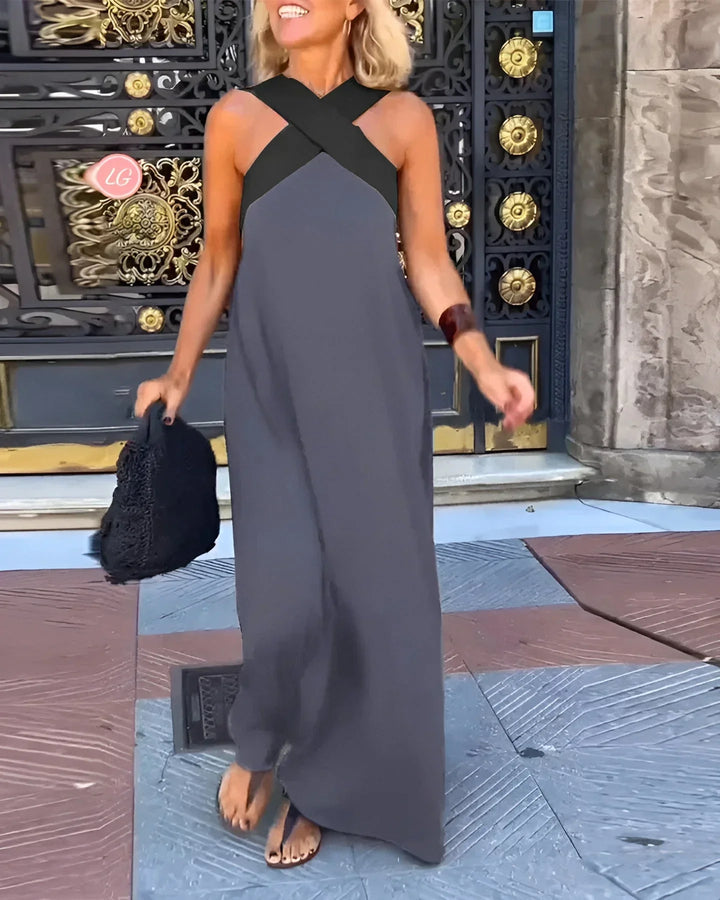 Quirine™ | Robe Maxi à Enveloppement Avant