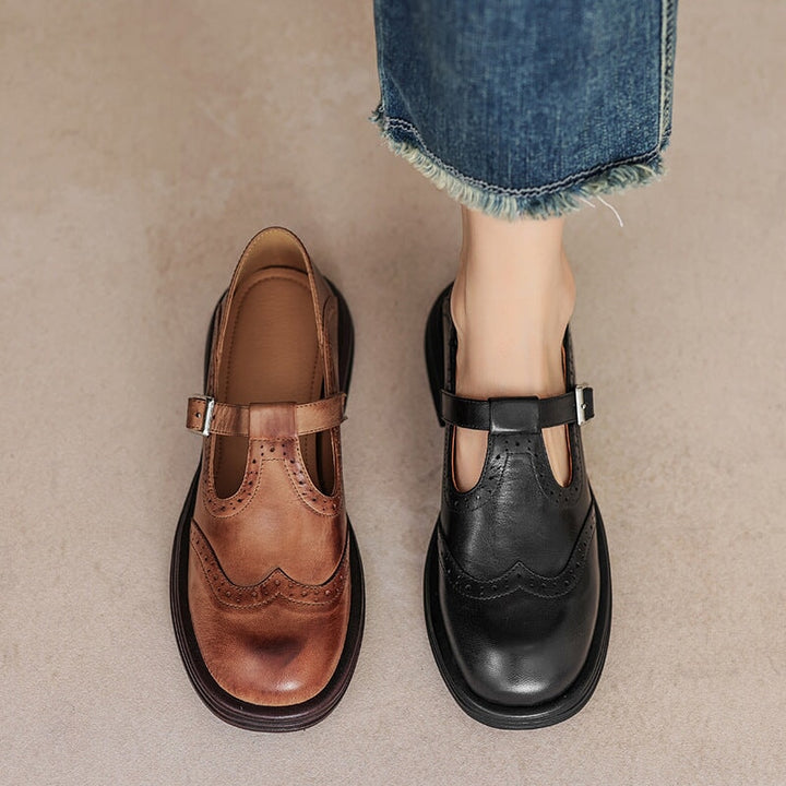Mattea | Élégantes Babies En Cuir