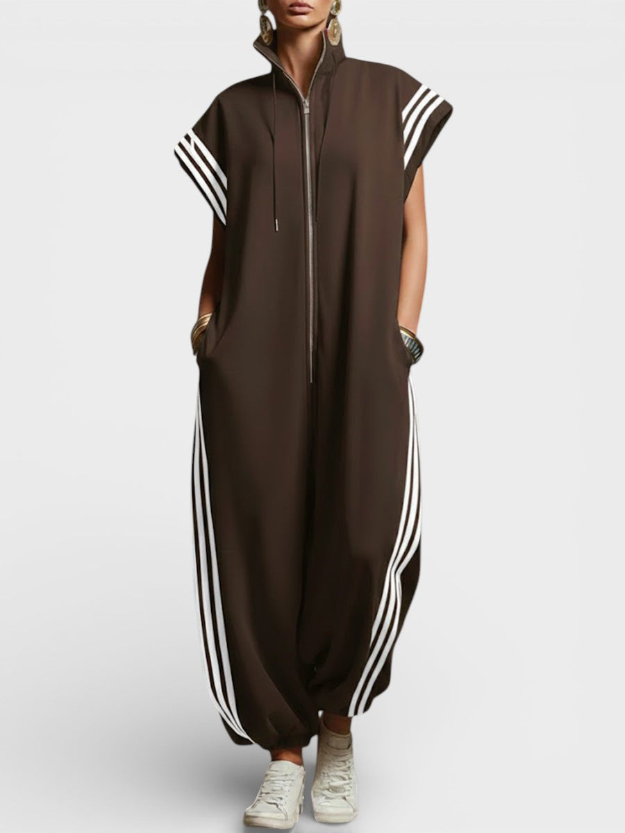 Bailey™ | Combinaison Décontractée Oversize Fermeture Zippée
