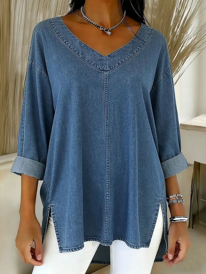 Jenelyn - Chemise en Denim Intemporelle