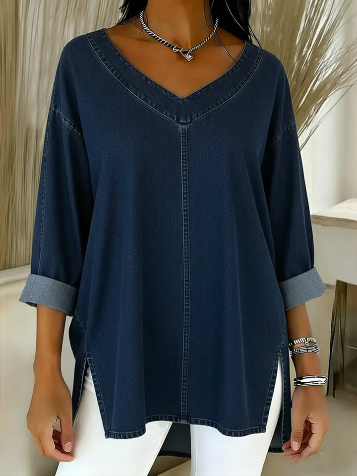 Jenelyn - Chemise en Denim Intemporelle