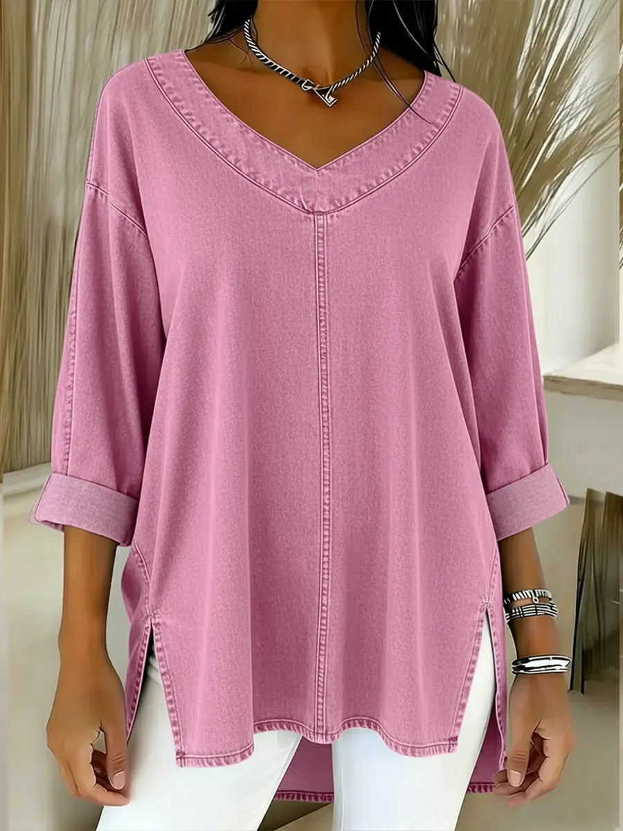 Jenelyn - Chemise en Denim Intemporelle