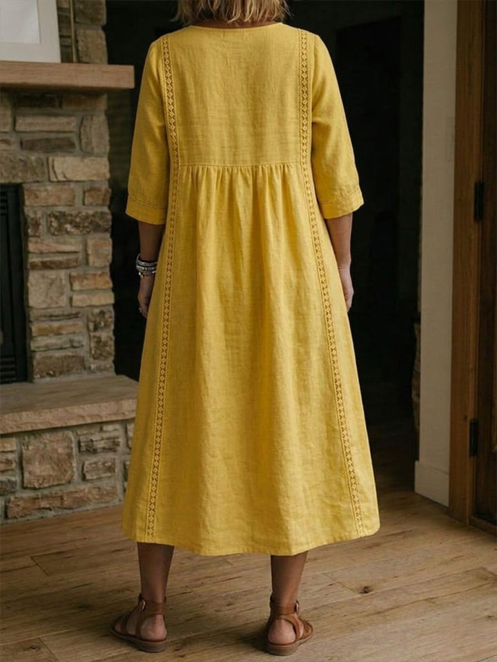 Éloria | Robe longue fluide élégante