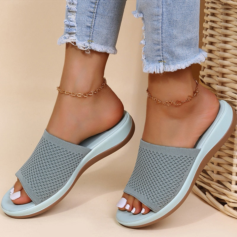 Elara | Sandales Orthopédiques en Tricot